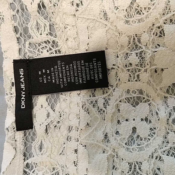 DKNY Jeans Lace Blouse - Picture 5 of 7